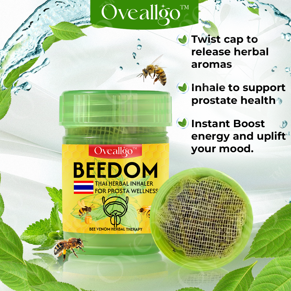 ✅Official Store: Oveallgo™ BeeDom Thai Herbal Inhaler for Prosta Wellness👨‍⚕️USA Urological Association (AUA）Approved (Reducing prostate swelling, pain, discomfort, soreness, and urinary fatigue)