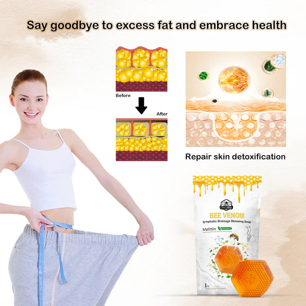 Oveallgo™ Bee Venom Lymphatic Drainage Slimming Soap (for all lymphatic problems and obesity)