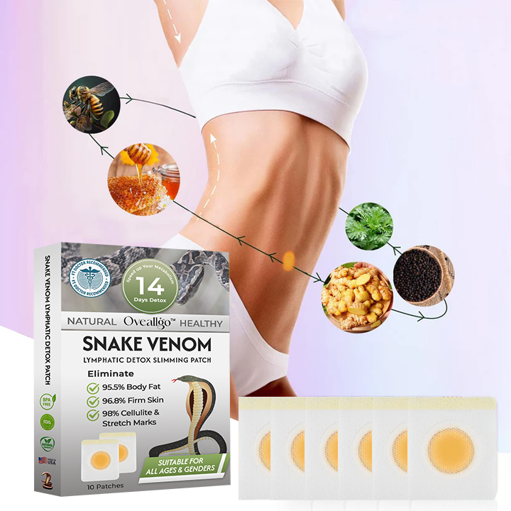 Oveallgo™ Snake Venom Lymphatic Detox Patch (For all lymphatic problems and obesity)