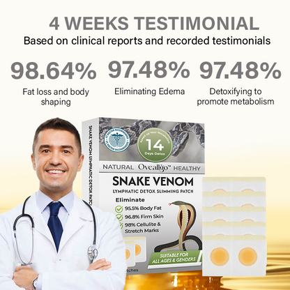 Oveallgo™ Snake Venom Lymphatic Detox Patch (For all lymphatic problems and obesity)