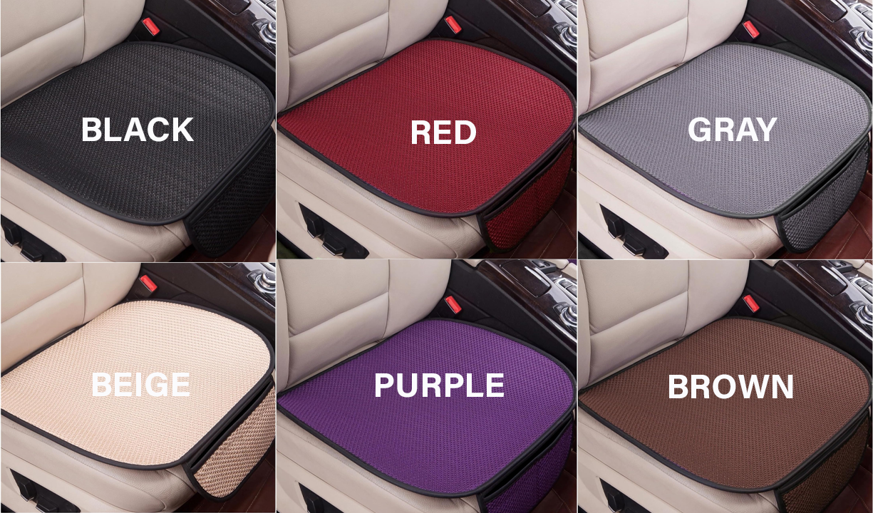 Ice Silk Anti-Slip Car Seat Pad For Summer: Breathable and Refreshing 🍃