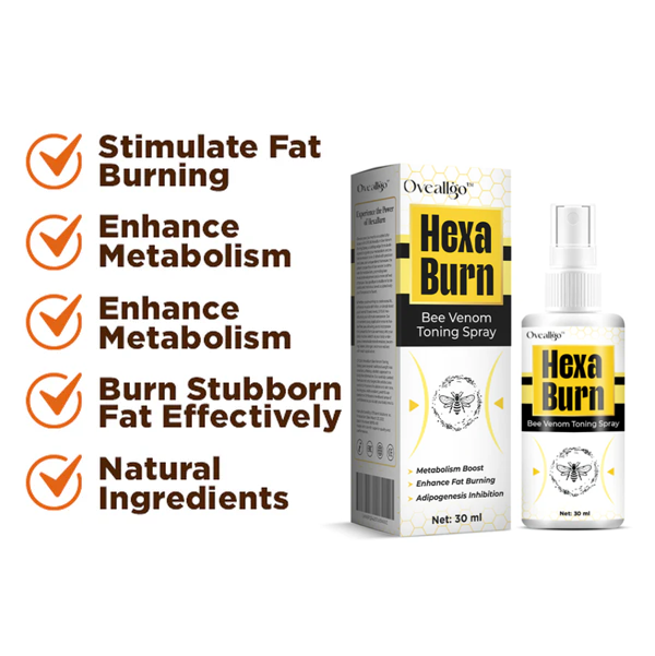 Oveallgo™ HexaBurn Bee Venom Toning Spray