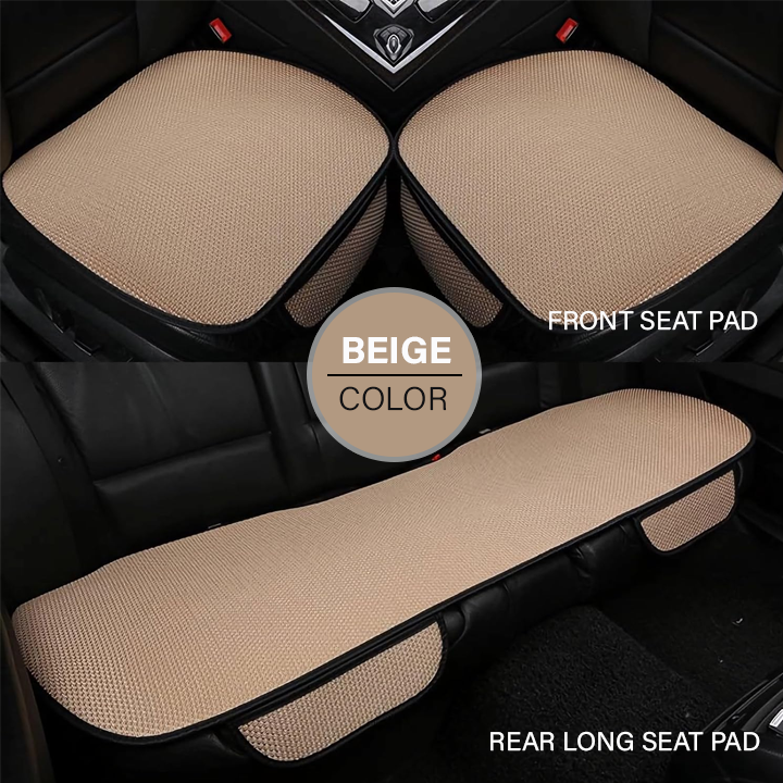 Ice Silk Anti-Slip Car Seat Pad For Summer: Breathable and Refreshing 🍃