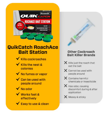 iRosesilk™ QuikCatch RoachAce Bait Station