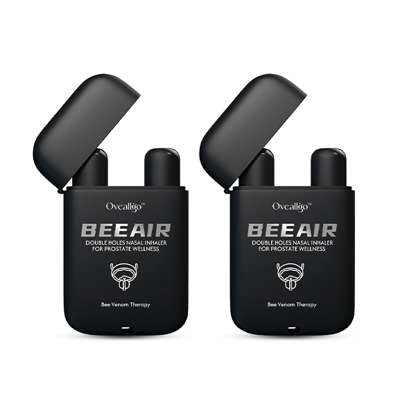 ✅Official Store: Oveallgo™ NEW BeeAir Double Holes Nasal Inhaler for prostate Wellness👨‍⚕️USA Urological Association (AUA）Approved (Reducing prostate swelling, pain, discomfort, soreness, and urinary fatigue)