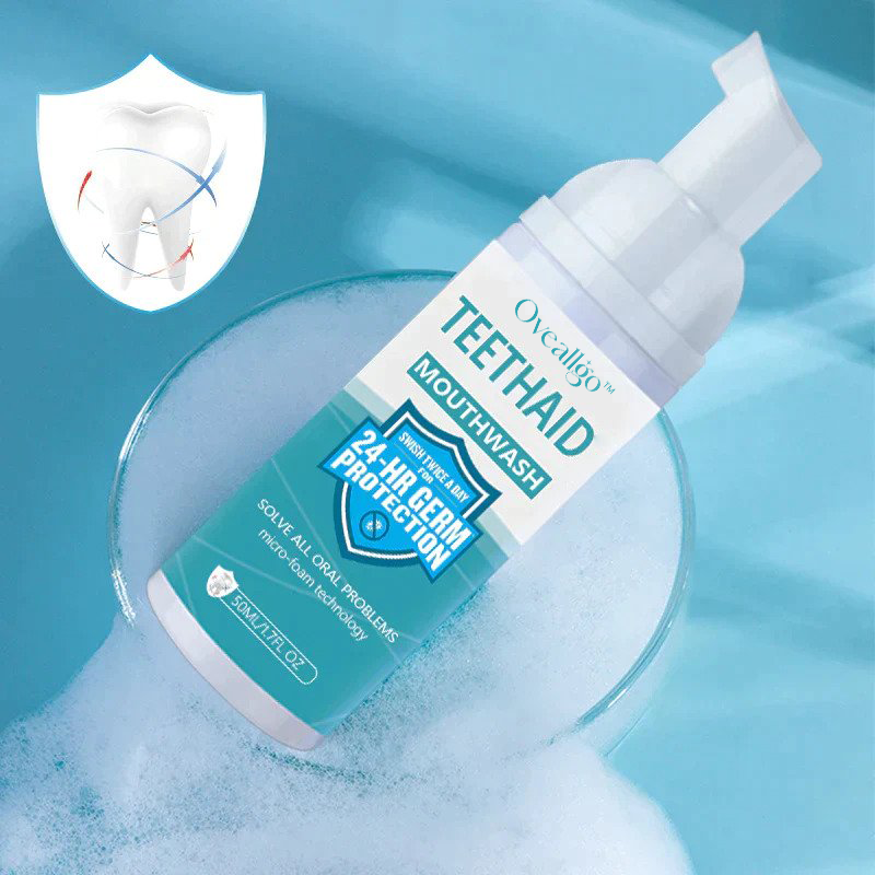 ✨Dentist-Recommended 🦷 Oveallgo™ Intensive Stain Removal Oral Cleansing Mousse