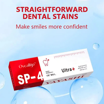 🔥2024 HOT SALE🔥 EXTRA Oveallgo™ SP-4 Probiotic Whitening Toothpaste