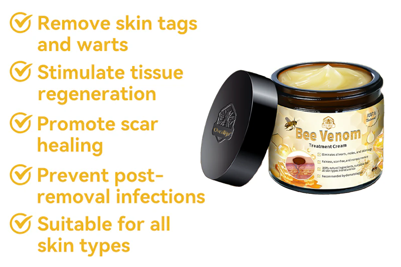 Oveallgo™ Bee Venom Skin Treatment Cream（𝐴𝐴𝐷 𝑅𝑒𝑐𝑜𝑚𝑚𝑒𝑛𝑑𝑒𝑑）