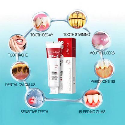 🔥2024 HOT SALE🔥 EXTRA Oveallgo™ SP-4 Probiotic Whitening Toothpaste