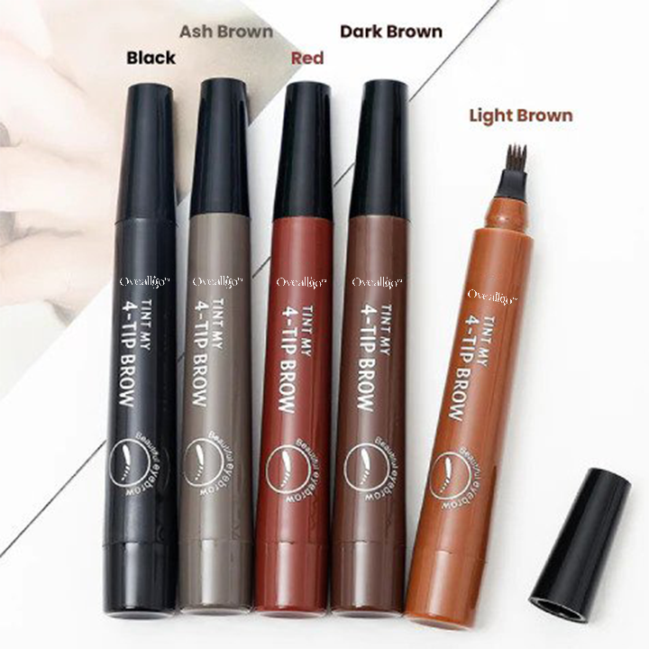 Oveallgo™ 4 Tip Microblading Eyebrow Tattoo Pen